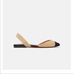 Zara Slingback Flats